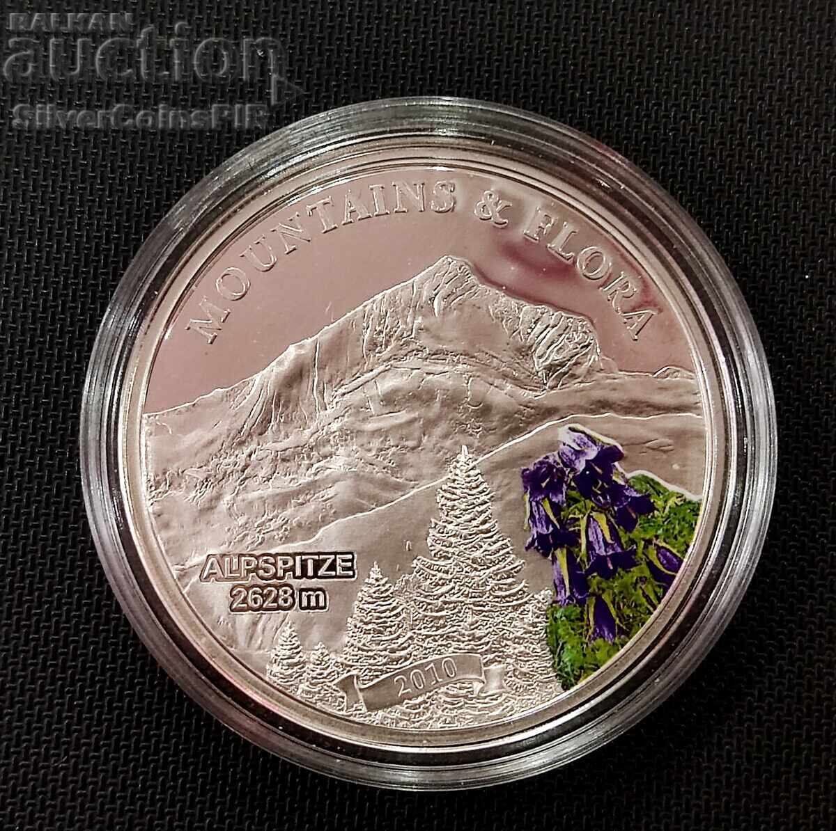 Silver 5$ Alpsee Peak Mountains and Flora 2010 Palau Silver 5$ Alpsee Peak Mountains and Flora 2010 Palau