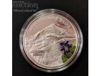 Silver 5$ Alpsee Peak Mountains and Flora 2010 Palau