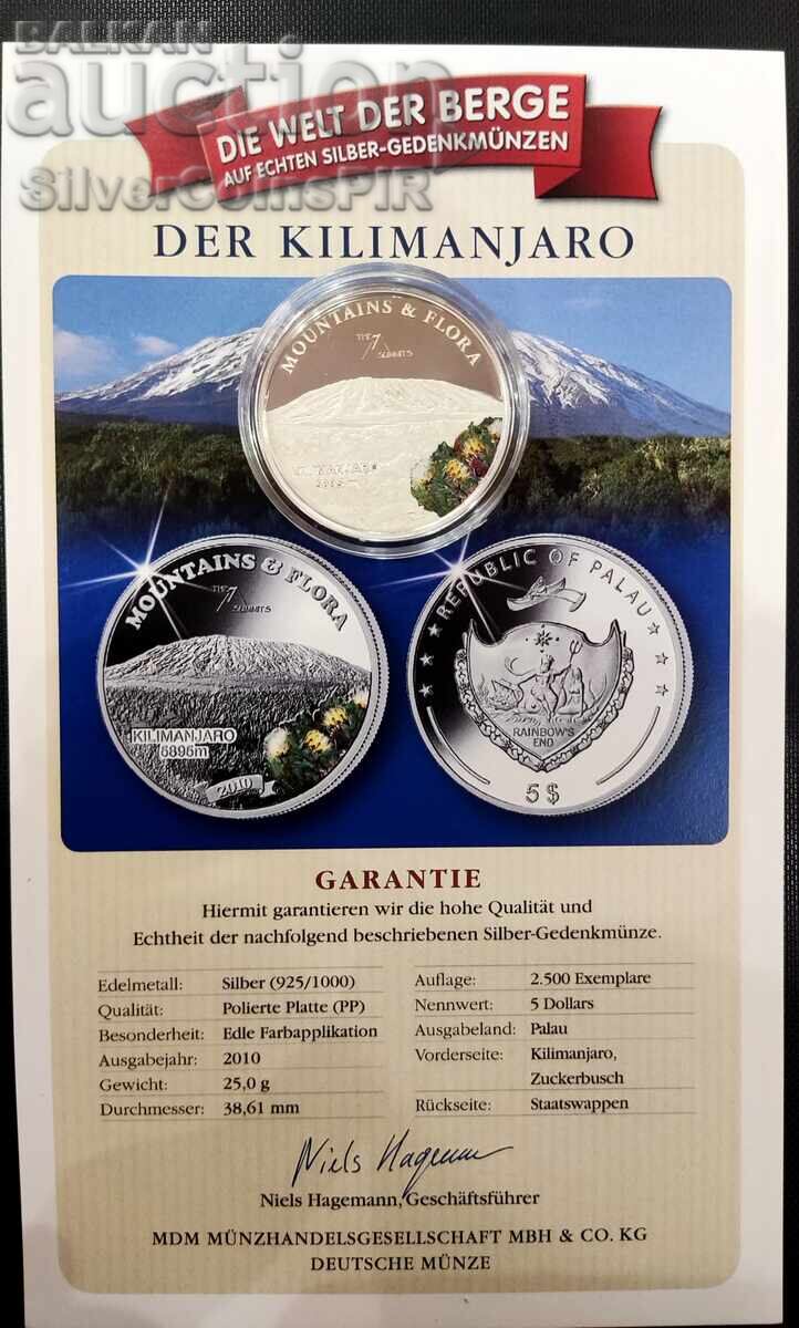 Δημοπρασία Ασήμι 5$ Κορυφή Κιλιμάντζαρο Βουνά και Χλωρίδα 2010 Παλάου Δημοπρασία Ασήμι 5$ Κορυφή Κιλιμάντζαρο Βουνά και Χλωρίδα 2010 Παλάου
