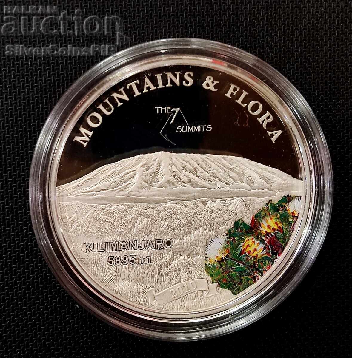 Ασήμι 5$ Κορυφή Κιλιμάντζαρο Βουνά και Χλωρίδα 2010 Παλάου Ασήμι 5$ Κορυφή Κιλιμάντζαρο Βουνά και Χλωρίδα 2010 Παλάου