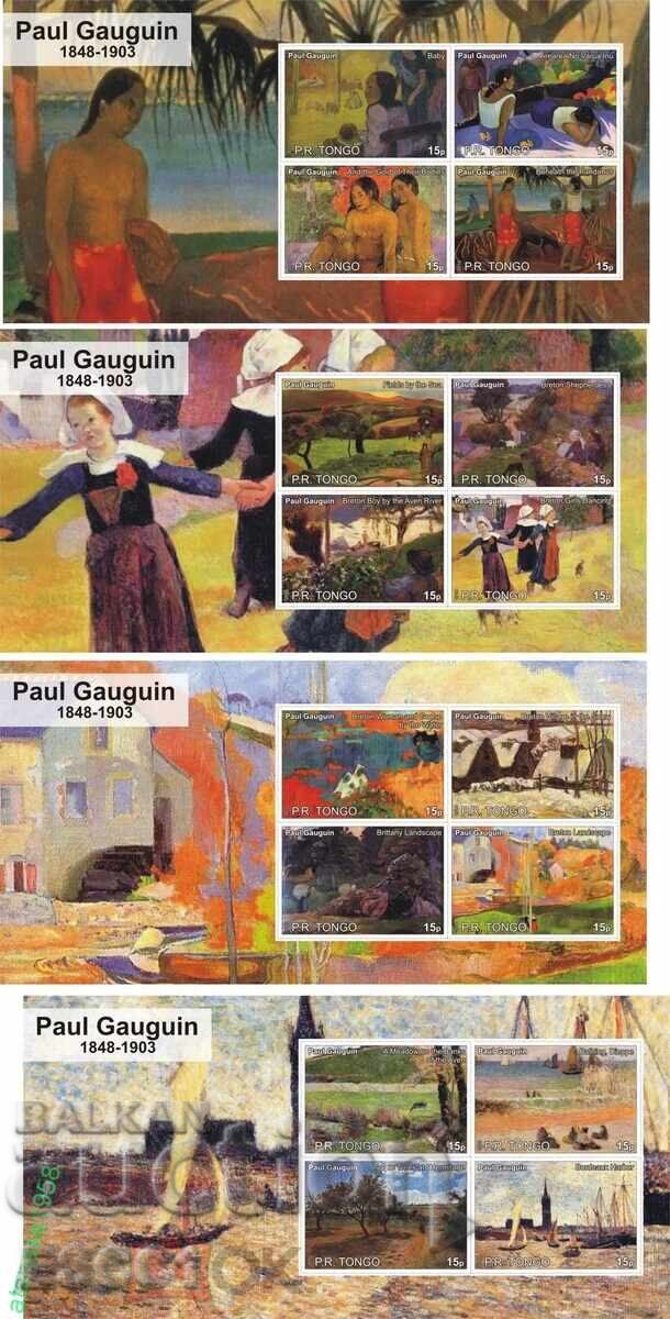 Auction Clean blocks Painting Paul Gauguin 2011 from Tonga Auction Clean blocks Painting Paul Gauguin 2011 from Tonga