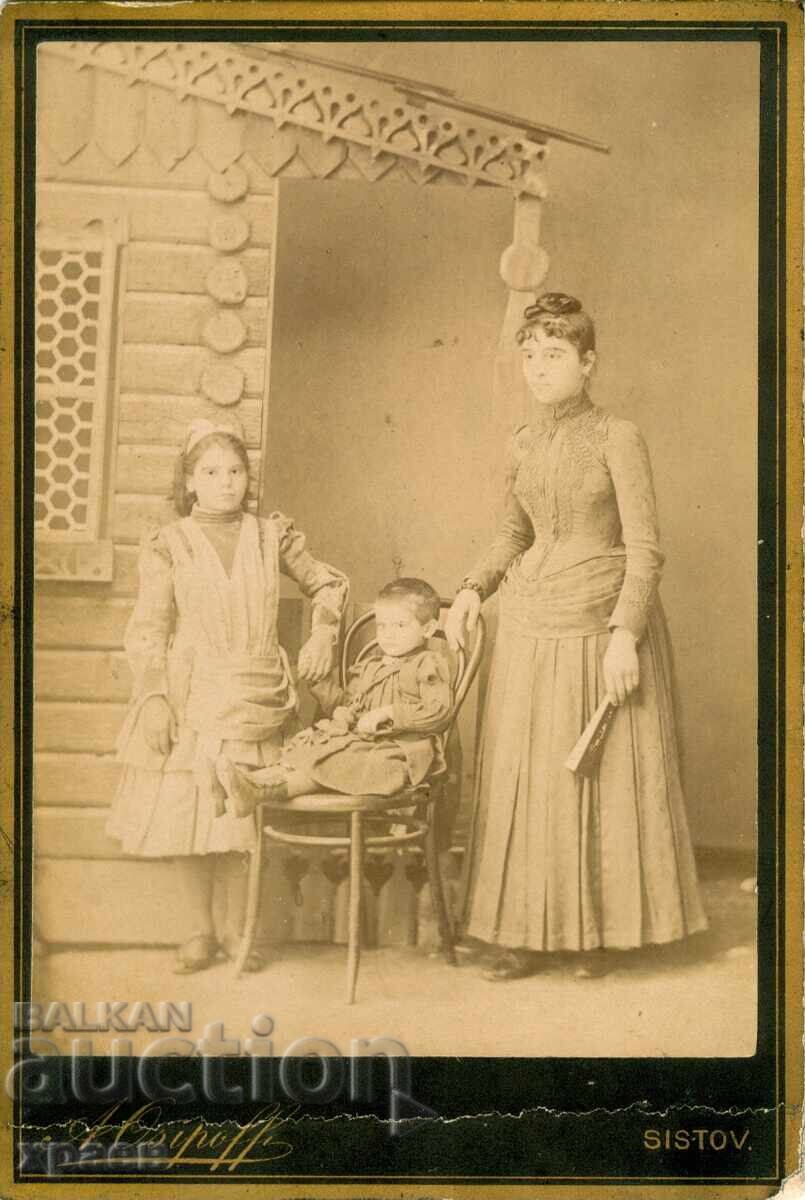 СТАРА ФОТОГРАФИЯ - КАРТОН - А.ОСПОВ - СВИЩОВ - 1011 СТАРА ФОТОГРАФИЯ - КАРТОН - А.ОСПОВ - СВИЩОВ - 1011