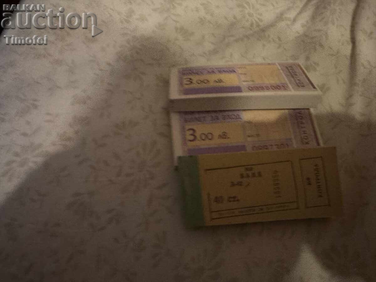 Entrance tickets with price 40.00 BGN | € 20.45