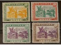 Guinea 1965 Buildings/Overprint MNH