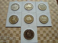 7 bucăți x 2 leva - Mint din Colecție