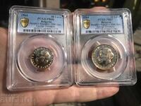 Bŭlgariya 10 i 20 leva 1964 Georgi Dimitrov χρυσός PCGS PR67