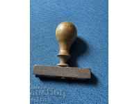 Old wooden stamp