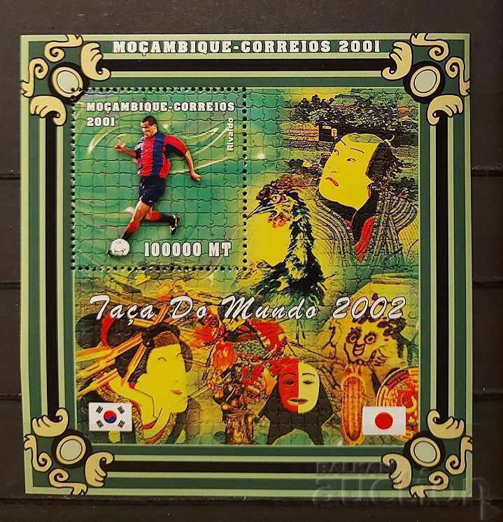 Μοζαμβίκη 2001 Σπορ/Ποδόσφαιρο/Ριβάλντο Μπλοκ 12 € MNH