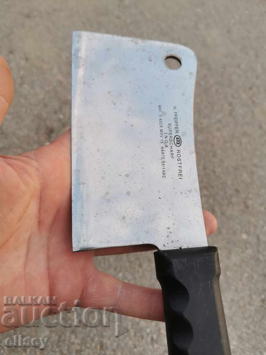 German marked cleaver 32cm with price 70.00 BGN | € 35.79