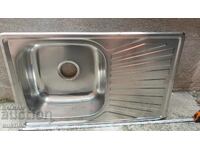 CHIUVETĂ - INOX CU CUVA ADÂNCĂ ȘI SCURGĂTOR