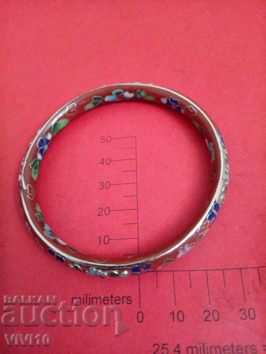 Antique enamel bracelet, cloisonné Antique enamel bracelet, cloisonné