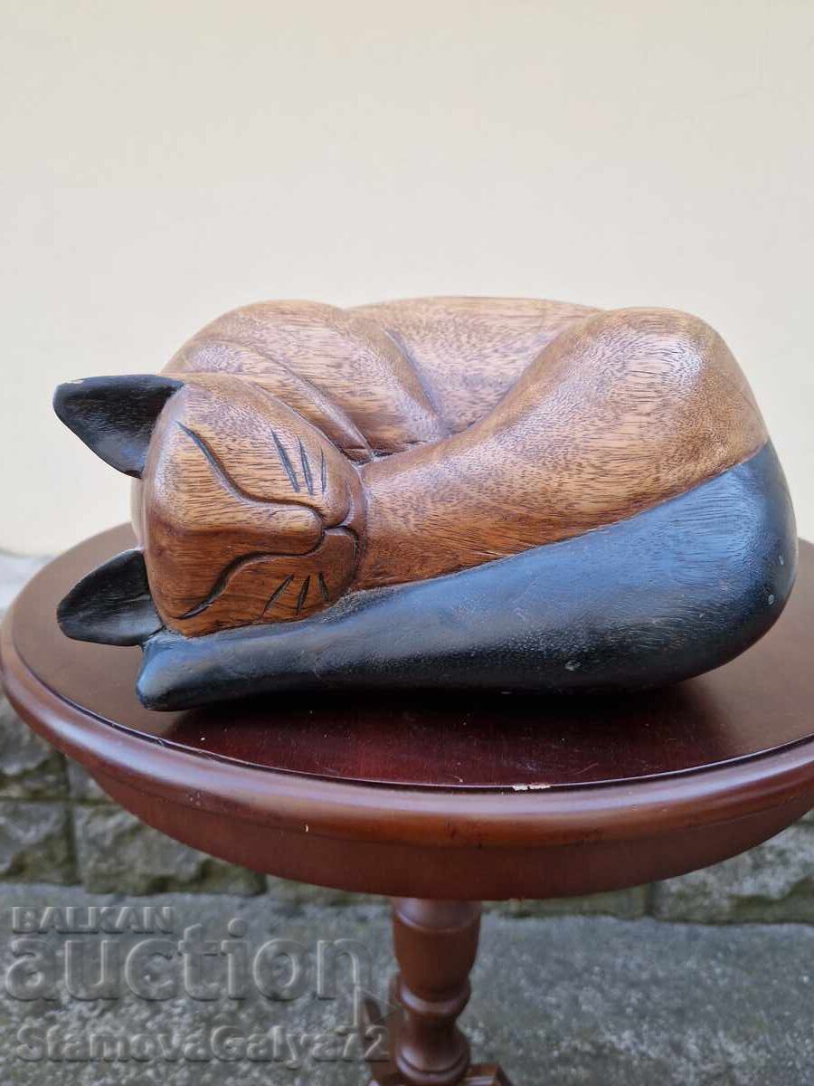 Unique large antique English wooden figure with price 166.00 BGN | € 84.87