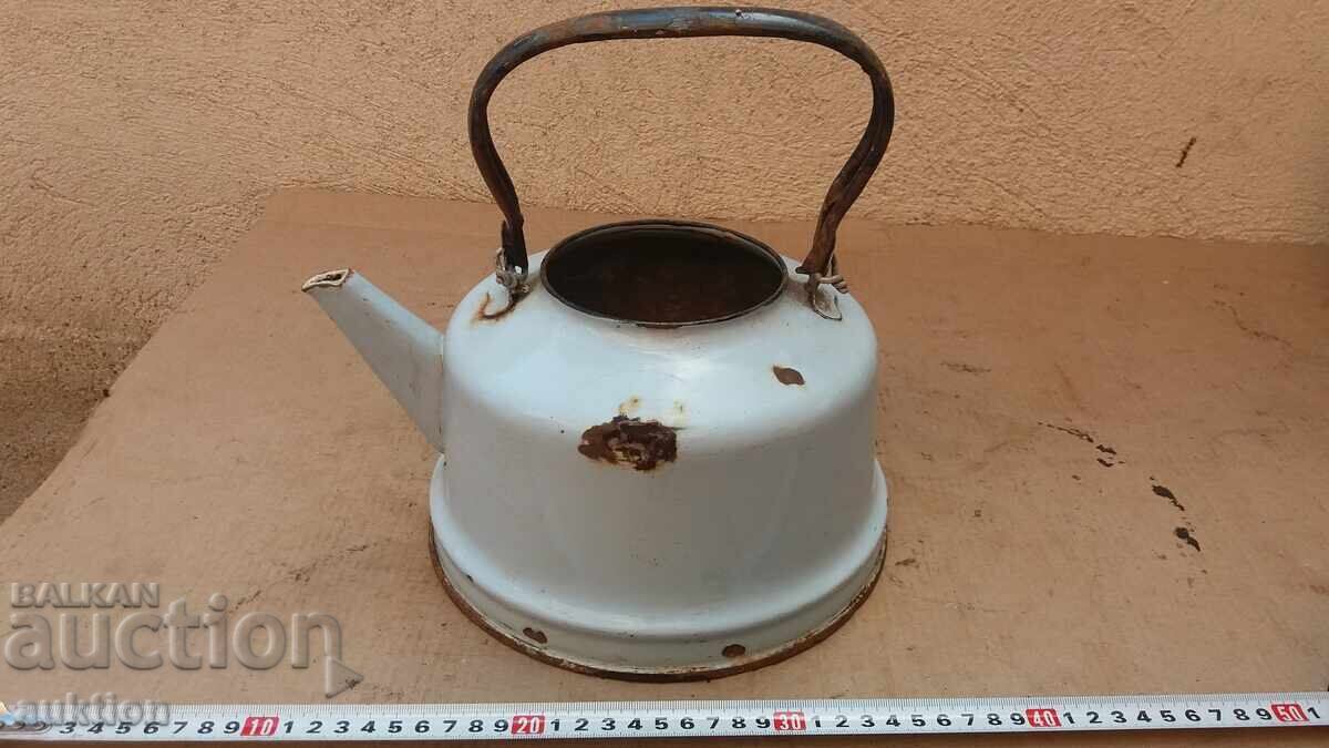 Enamelled Teapot with Markings with price 4.99 BGN | € 2.55