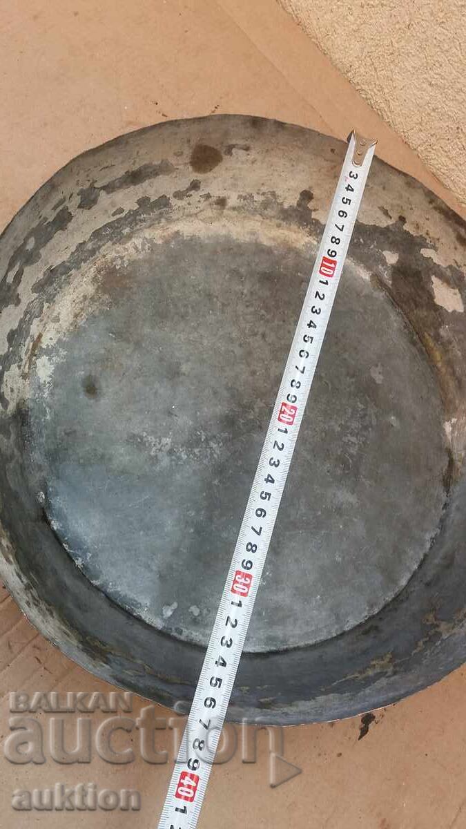 Μπακιρένια σφυρήλατη αναγεννησιακή μεγάλη τάβα, κούπα - 6 Μπακιρένια σφυρήλατη αναγεννησιακή μεγάλη τάβα, κούπα - 6