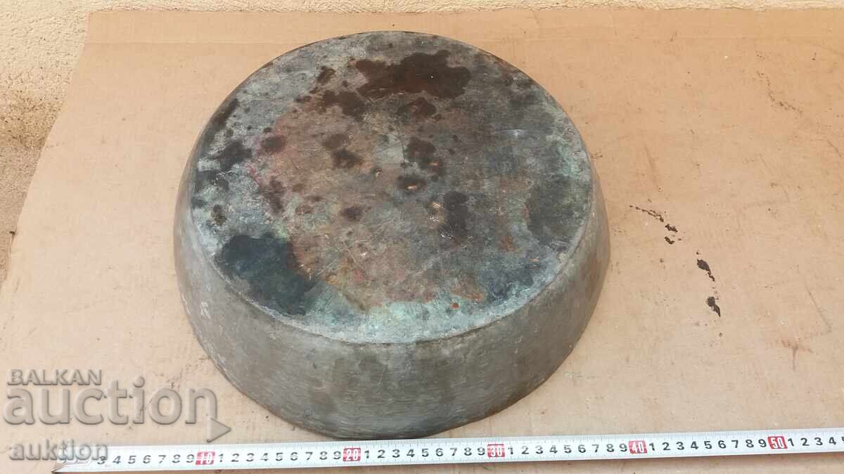 Μπακιρένια σφυρήλατη αναγεννησιακή μεγάλη τάβα, κούπα - 7 Μπακιρένια σφυρήλατη αναγεννησιακή μεγάλη τάβα, κούπα - 7