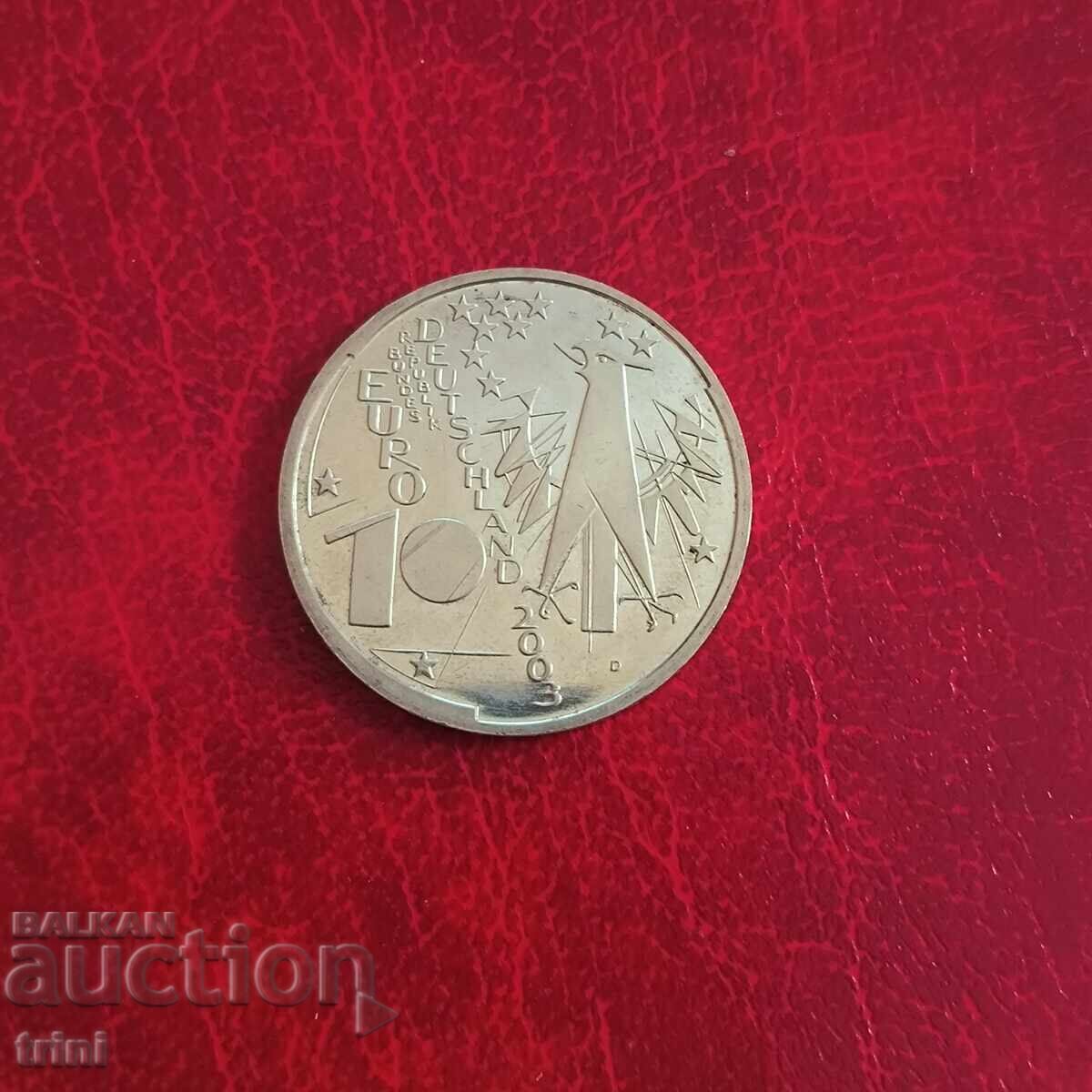 Германия 10 евро 2003 Немския музей в Мюнхен Германия 10 евро 2003 Немския музей в Мюнхен