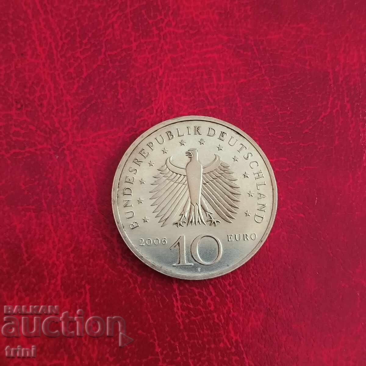Германия 10 евро 2006 Карл Фридрих Шинкел