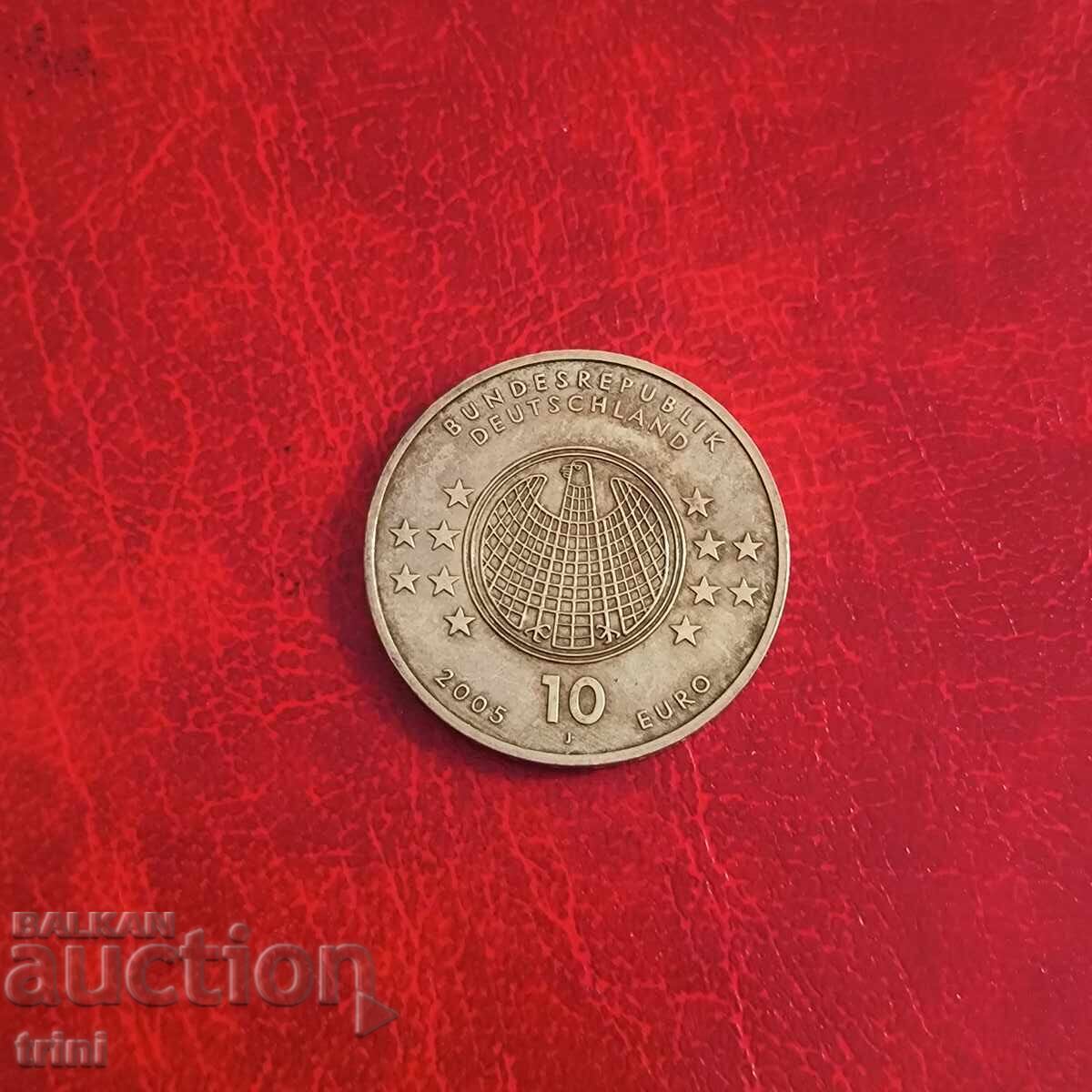 Germany 10 Euro 2005 Einstein's Theory of Relativity