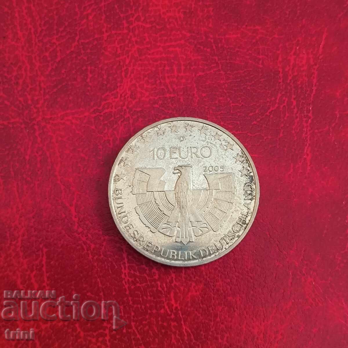 Germany 10 Euro 2005 National Park 'Bavarian Forest' with price 55.00 BGN | € 28.12