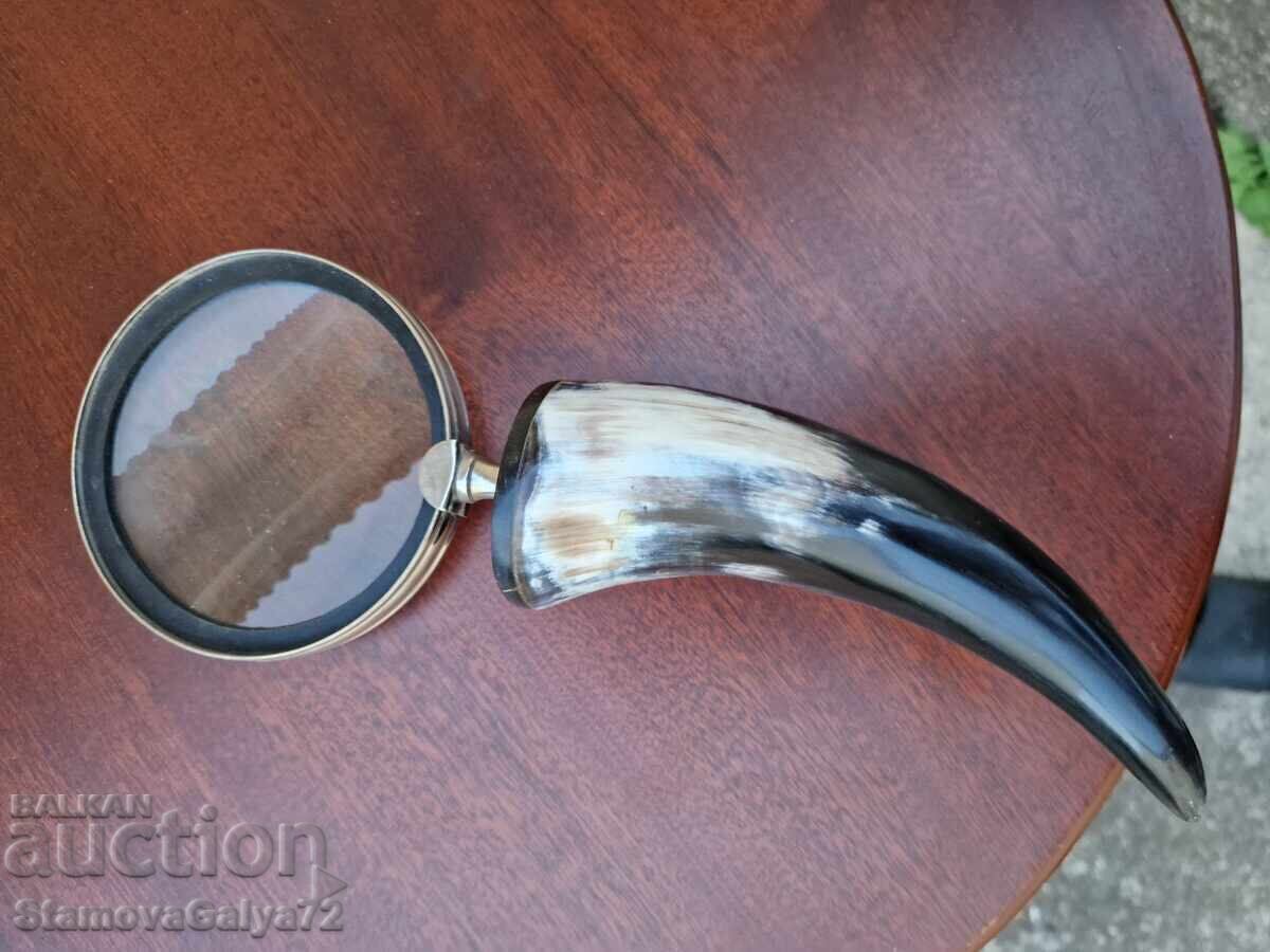 Παράδοση Όμορφη αντίκα αγγλικός μεγεθυντικός φακός Παράδοση Όμορφη αντίκα αγγλικός μεγεθυντικός φακός