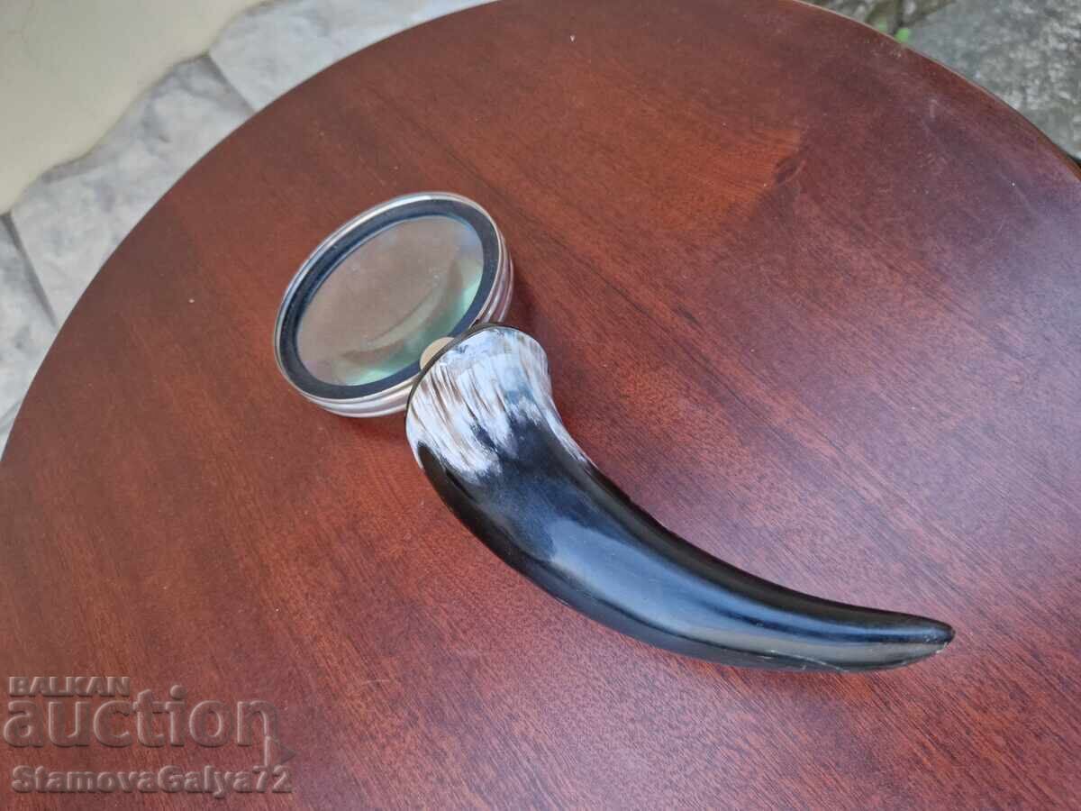 Beautiful antique English magnifying glass - 6