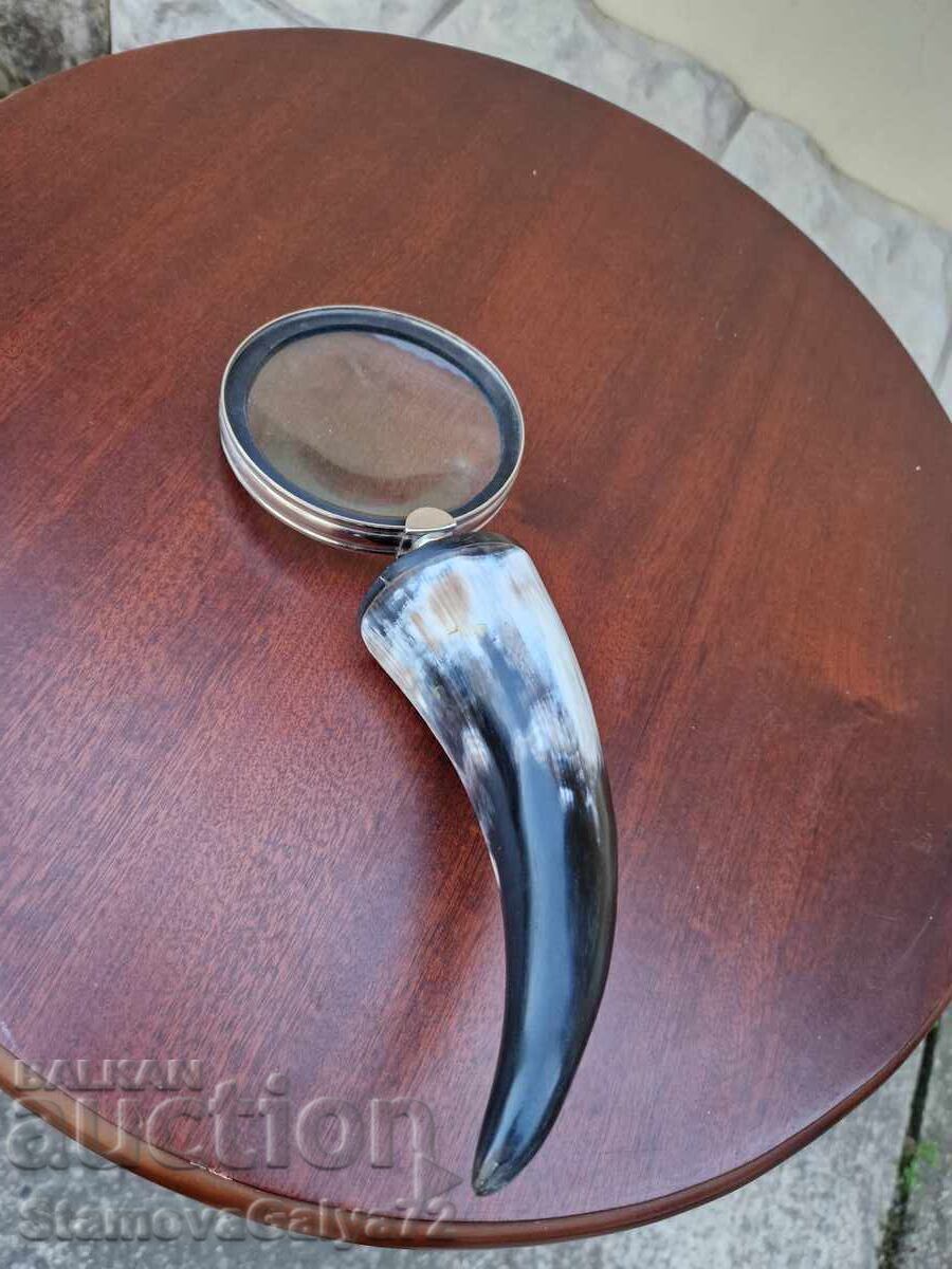 Όμορφη αντίκα αγγλικός μεγεθυντικός φακός