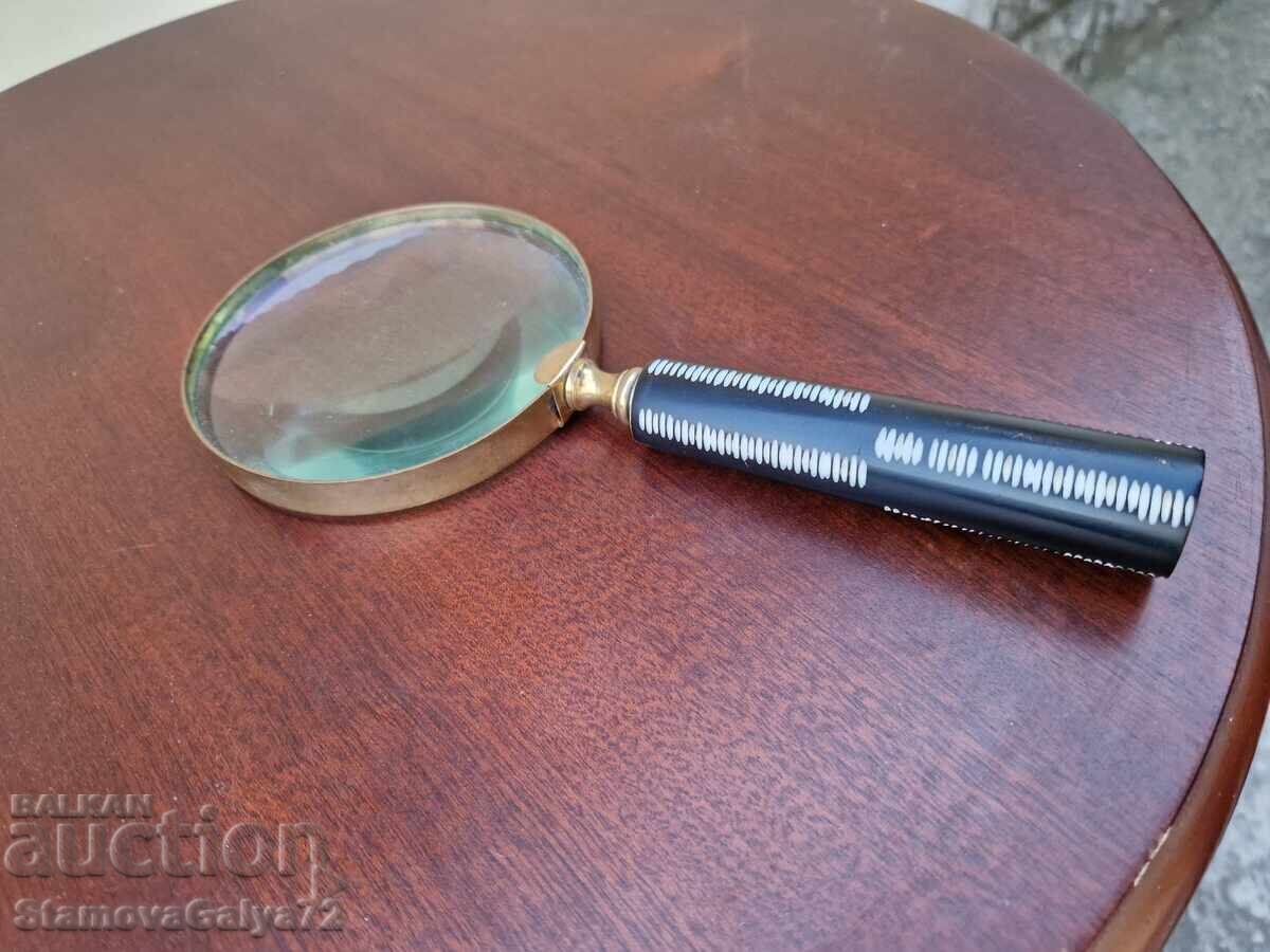 Licitație Lupă antică englezească superbă Licitație Lupă antică englezească superbă