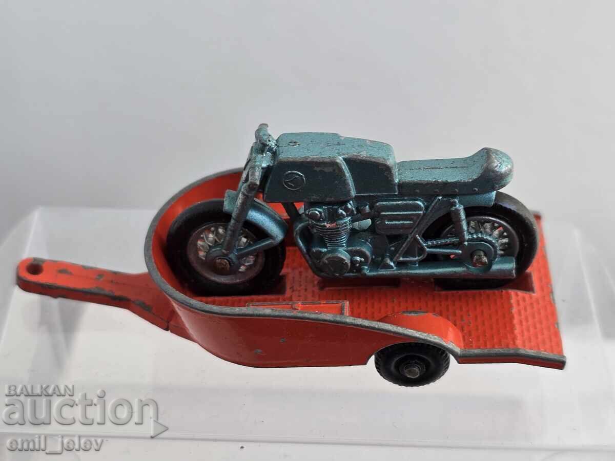 LESNEY MATCHBOX - 38C Honda Motorcycle and Trailer 1967-1969 - 5 LESNEY MATCHBOX - 38C Honda Motorcycle and Trailer 1967-1969 - 5