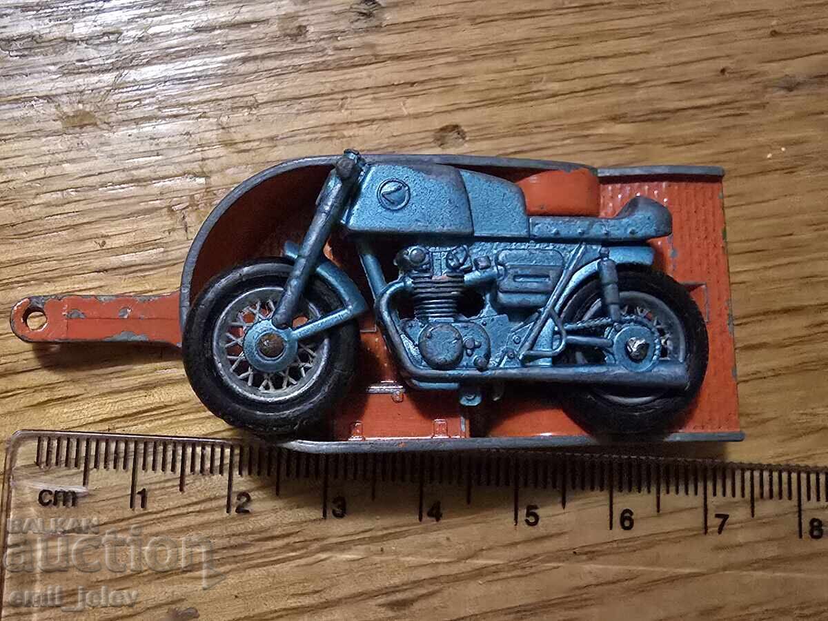LESNEY MATCHBOX - 38C Honda Motorcycle and Trailer 1967-1969 - 6 LESNEY MATCHBOX - 38C Honda Motorcycle and Trailer 1967-1969 - 6