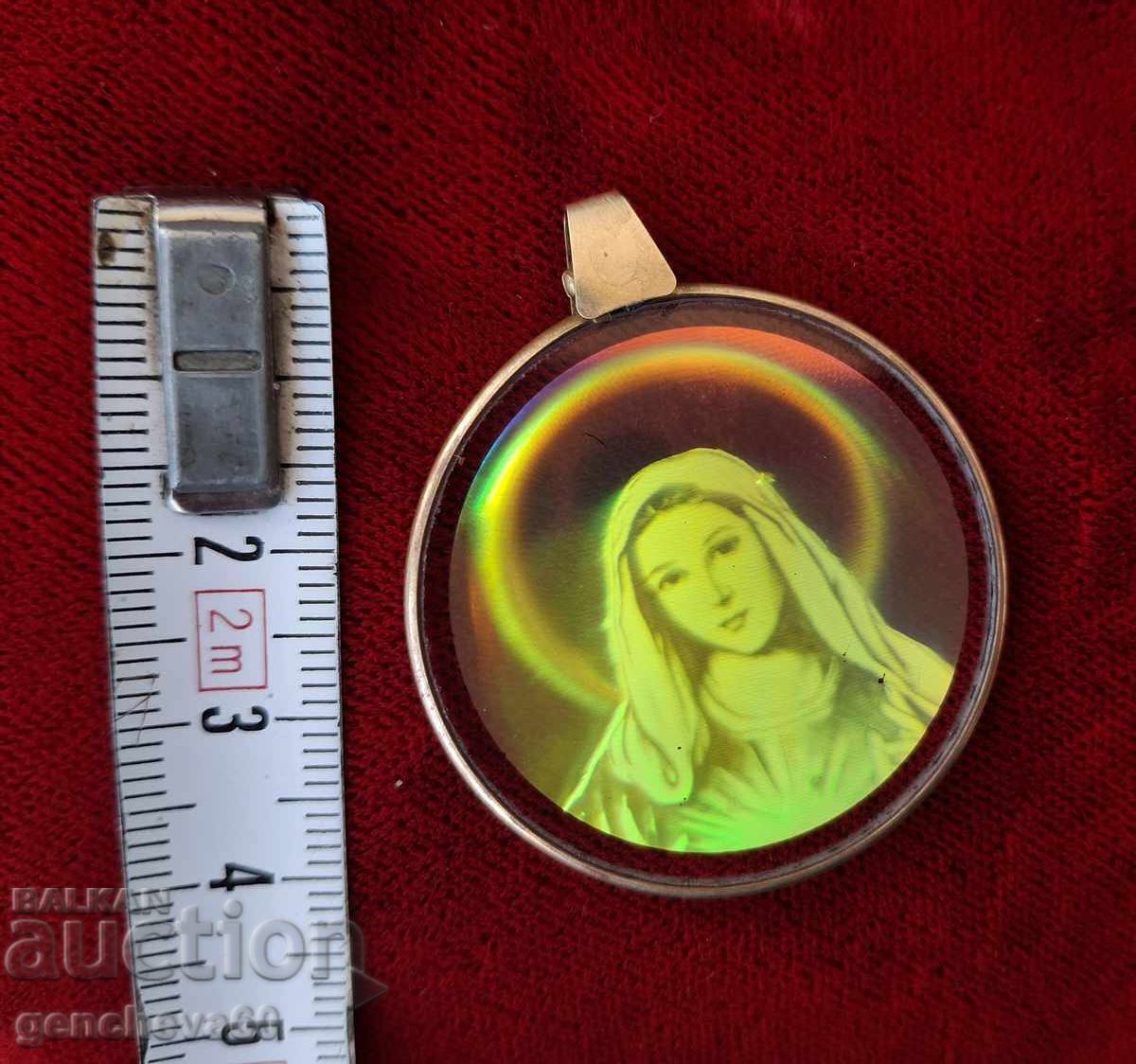 Livrarea Pandantiv vintage holografic rar Livrarea Pandantiv vintage holografic rar