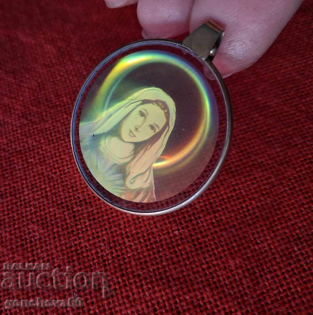 Pandantiv vintage holografic rar Pandantiv vintage holografic rar