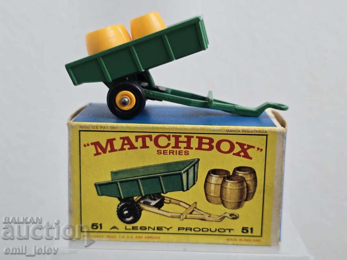 LESNEY MATCHBOX-51B Tipping Trailer 1964-1968 with price 64.99 BGN | € 33.23