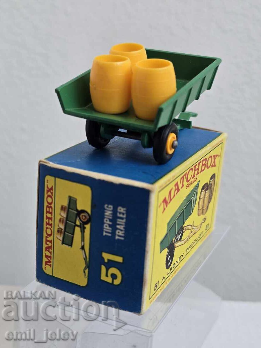 Delivery of LESNEY MATCHBOX-51B Tipping Trailer 1964-1968