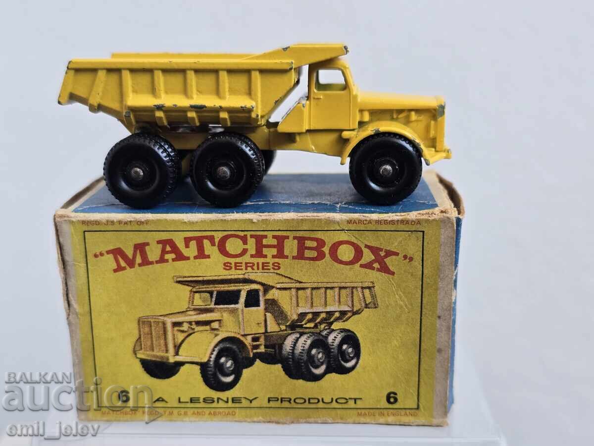 LESNEY MATCHBOX - 6C Basculantă Euclid 1963-1968 cu preț 44.99 BGN | € 23.00 LESNEY MATCHBOX - 6C Basculantă Euclid 1963-1968 cu preț 44.99 BGN | € 23.00