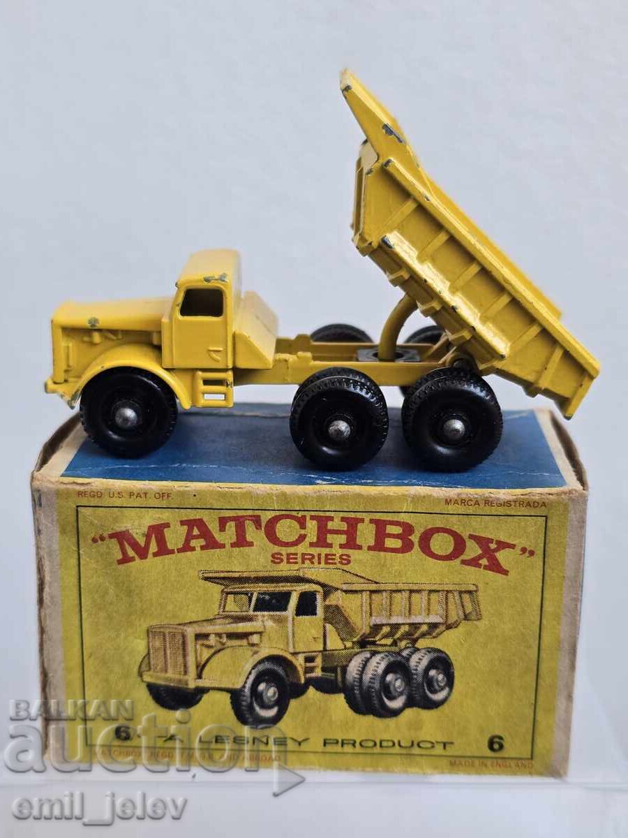 Licitație LESNEY MATCHBOX - 6C Basculantă Euclid 1963-1968 Licitație LESNEY MATCHBOX - 6C Basculantă Euclid 1963-1968