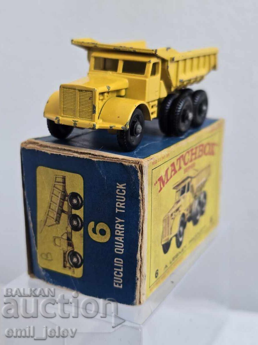 Livrarea LESNEY MATCHBOX - 6C Basculantă Euclid 1963-1968 Livrarea LESNEY MATCHBOX - 6C Basculantă Euclid 1963-1968