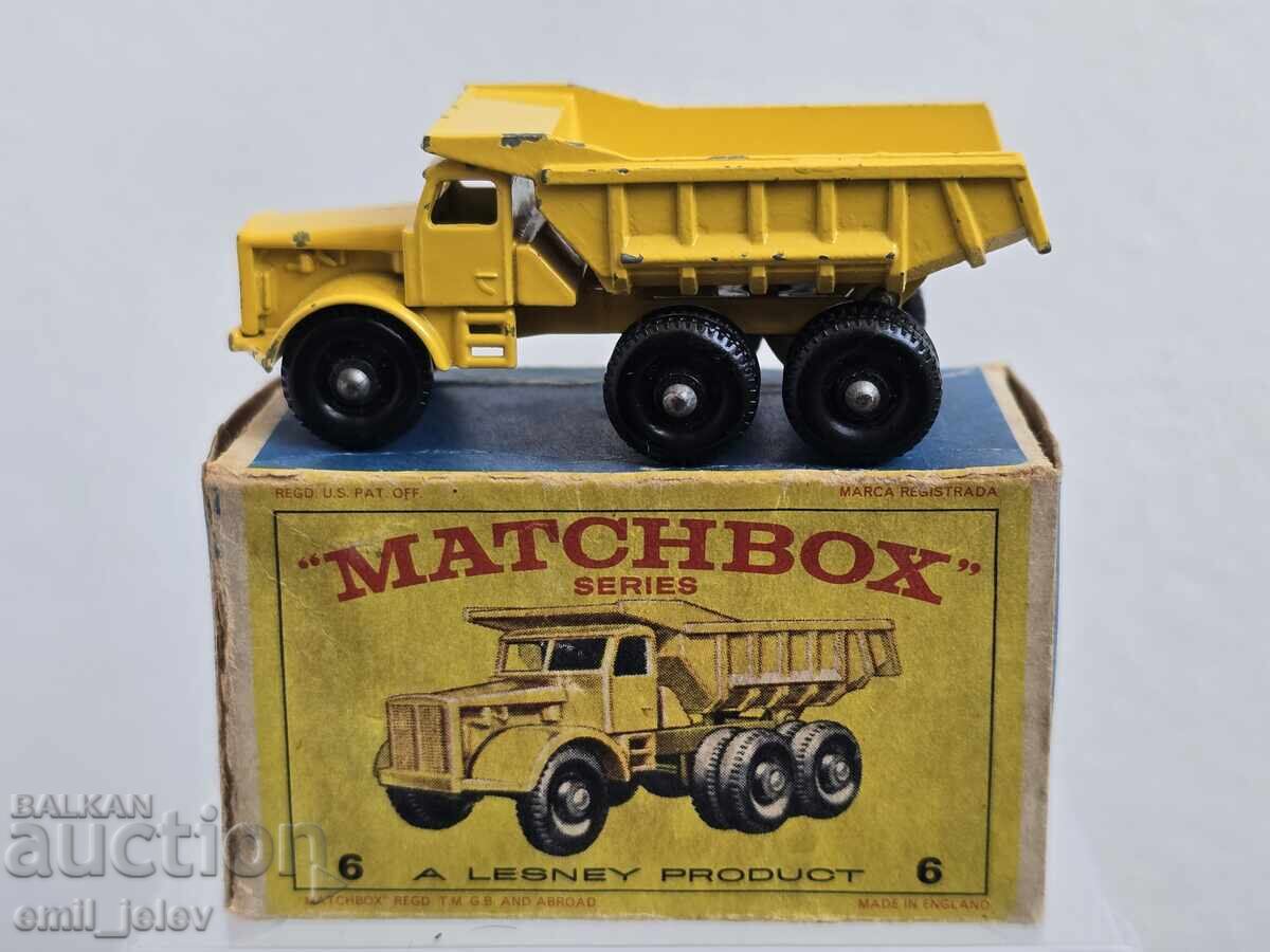 LESNEY MATCHBOX - 6C Basculantă Euclid 1963-1968 LESNEY MATCHBOX - 6C Basculantă Euclid 1963-1968