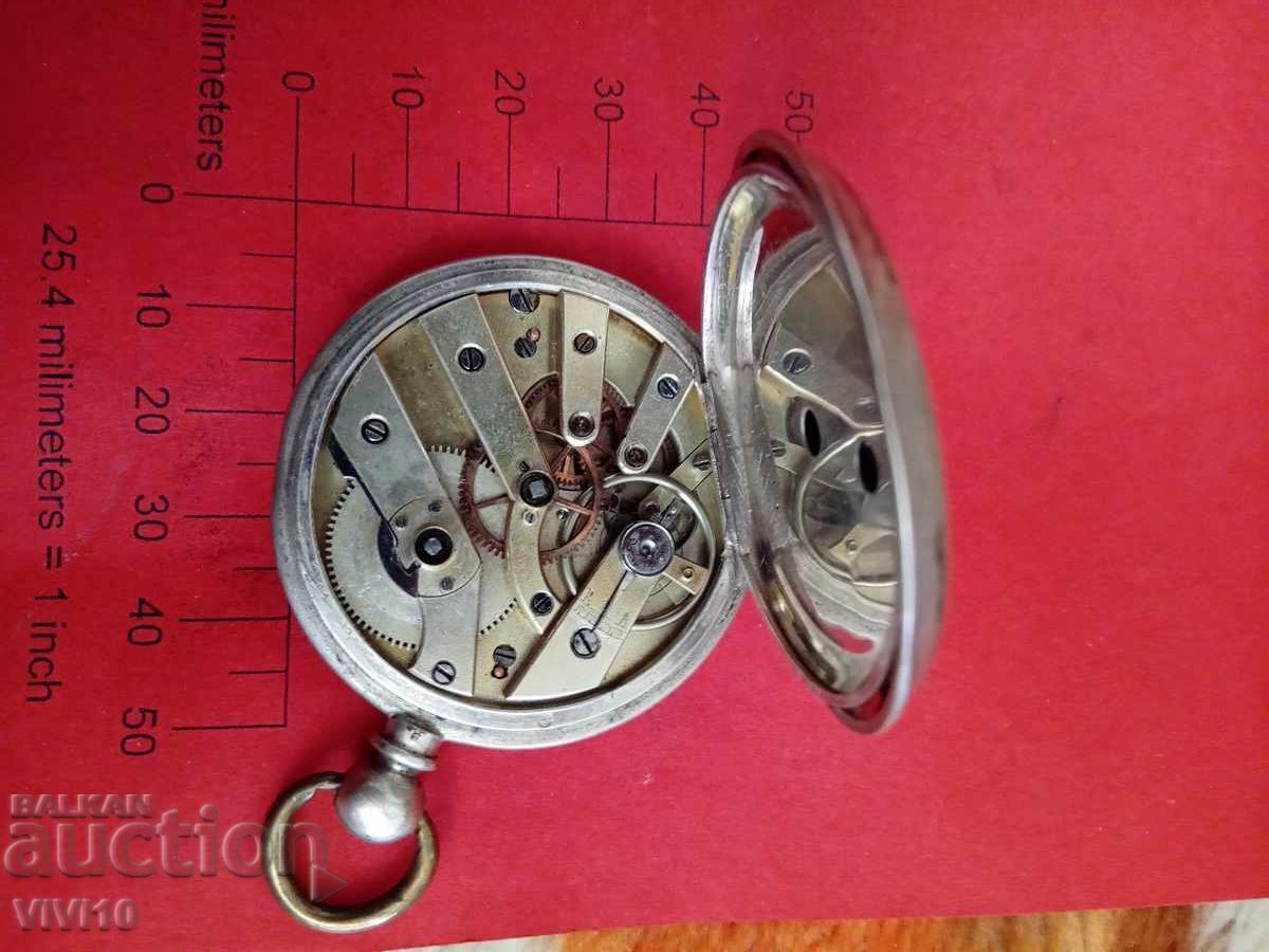 Delivery of Antique French Pocket Watch, Silver Delivery of Antique French Pocket Watch, Silver