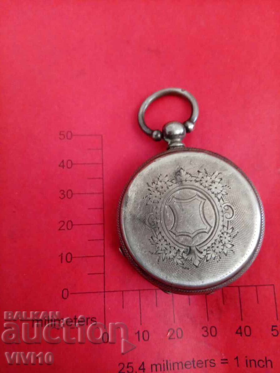 Παλαιό Γαλλικό ρολόι τσέπης, ασήμι με τιμή 70.00 BGN | € 35.79