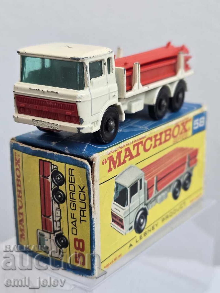 Auction  LESNEY MATCHBOX - 58C DAF Girder Truck 1968-1969
