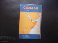 Harta Atlas Geografic Somalia Africa de Est pirați Indian