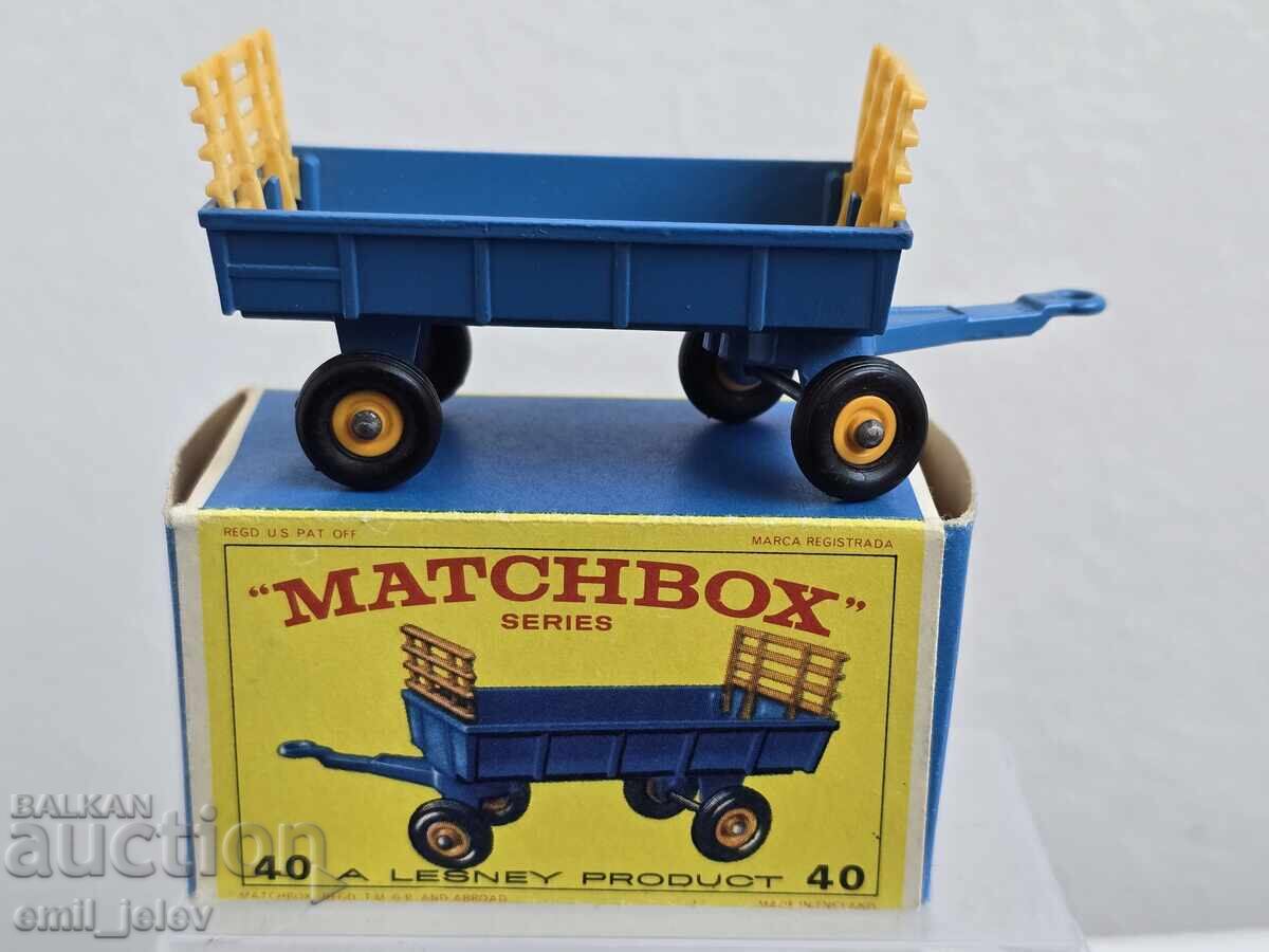 LESNEY MATCHBOX-40C Hay Trailer 1967-1969 с цена 64.99 лв. | € 33.23