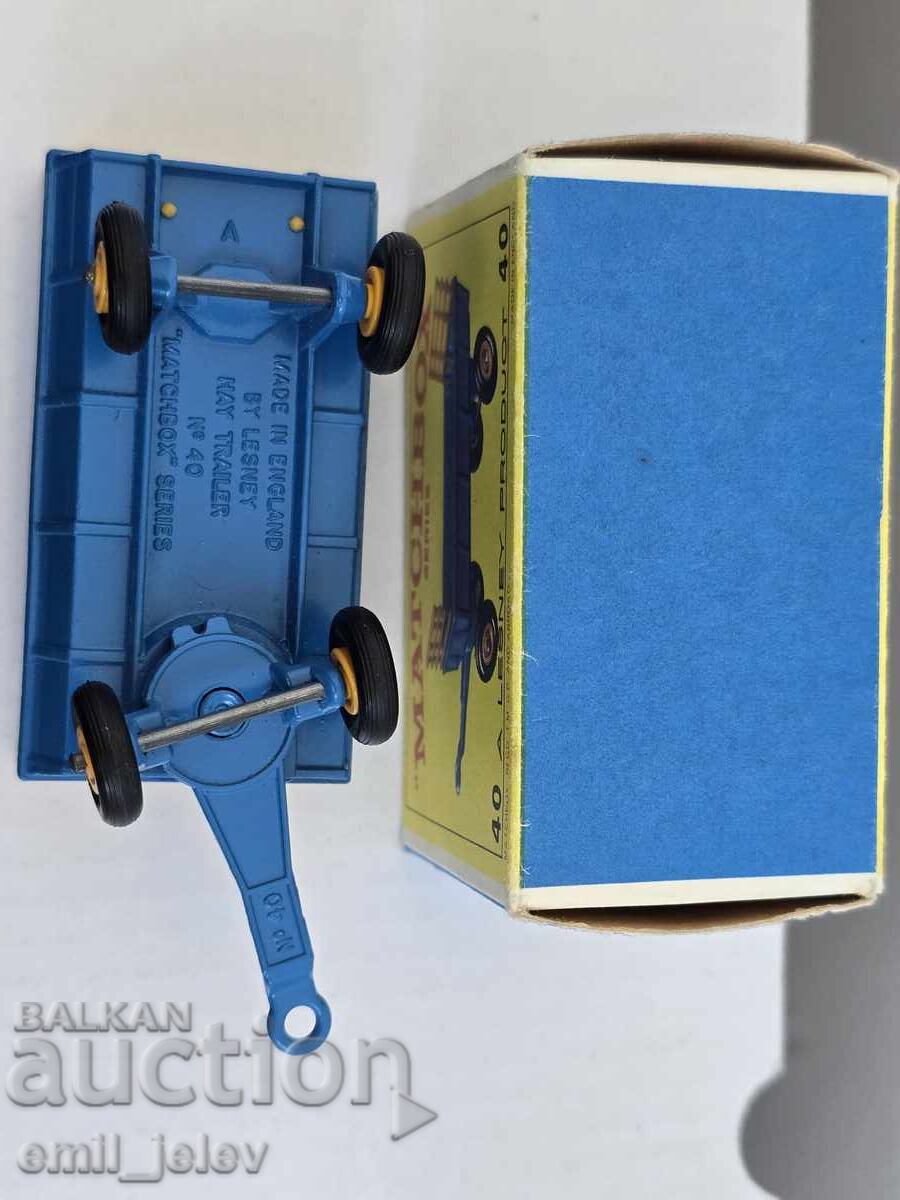 LESNEY MATCHBOX-40C Hay Trailer 1967-1969 - 6