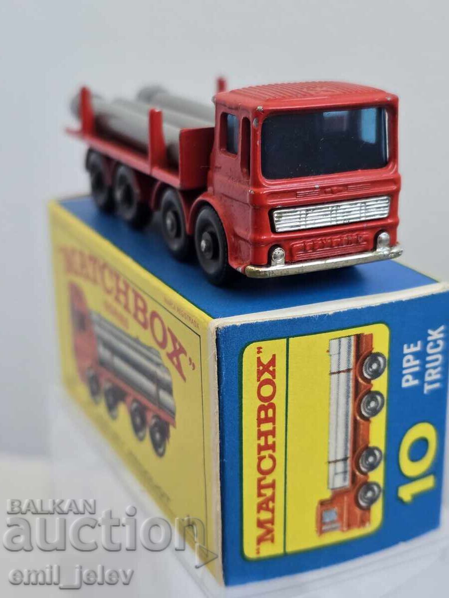 Δημοπρασία LESNEY MATCHBOX-10D Leyland Pipe Truck 1966-1969