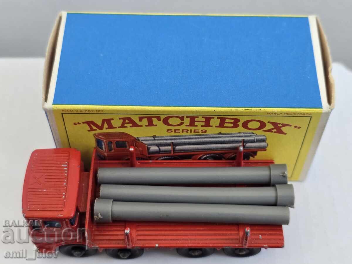 LESNEY MATCHBOX-10D Leyland Pipe Truck 1966-1969 - 6