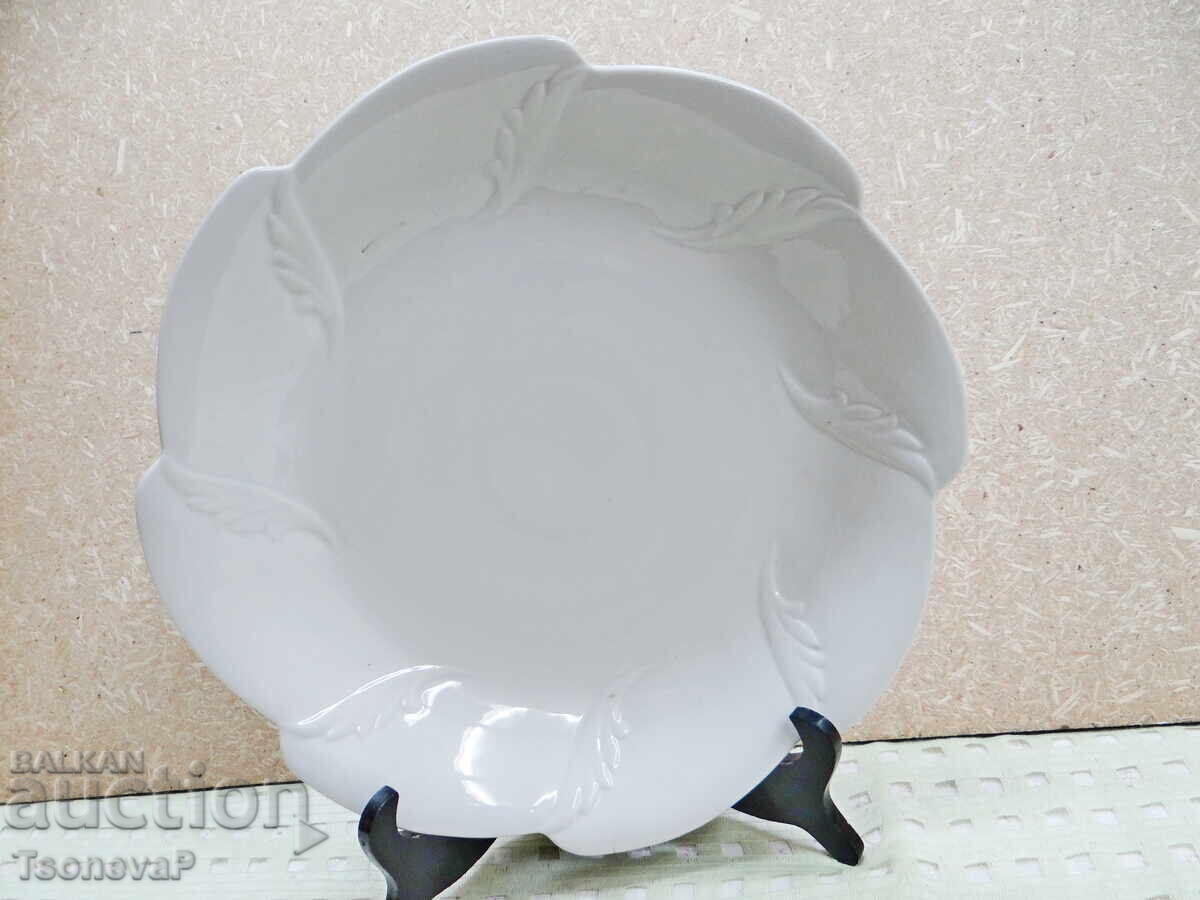 Platou din porțelan, farfurie mare "Kitka"