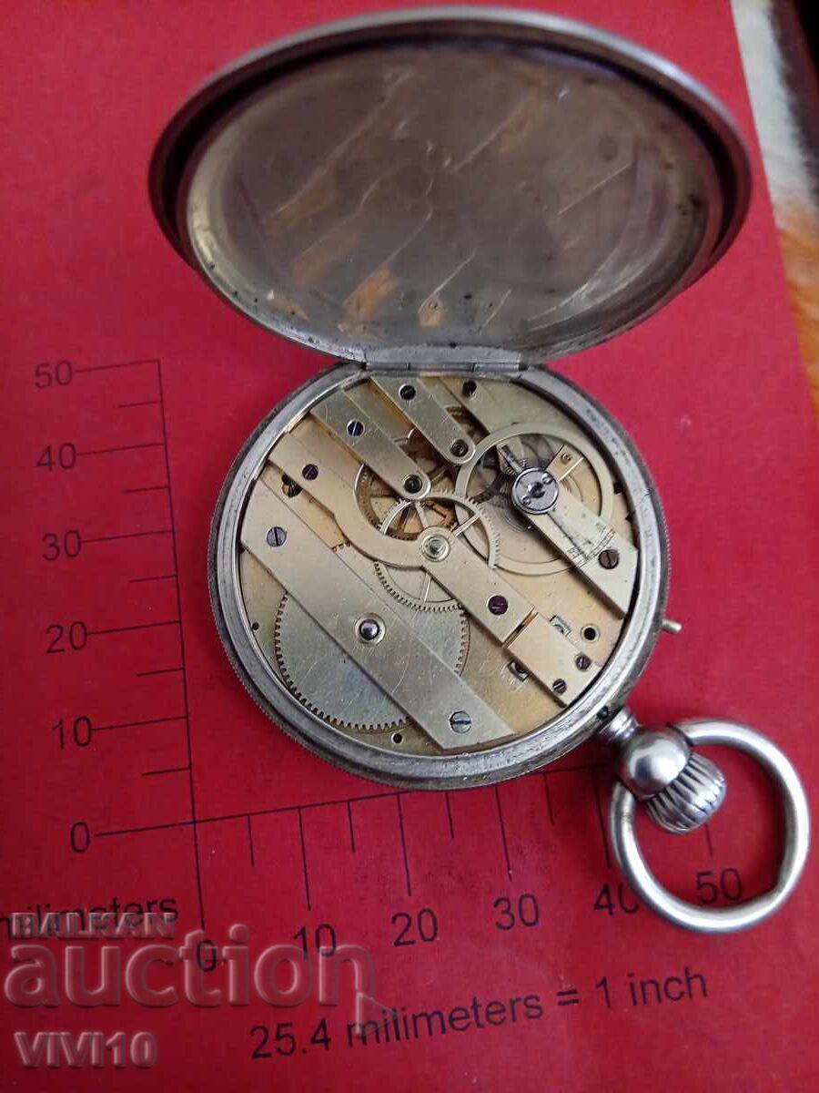 Доставка на Старинен Френски джобен часовник, сребро