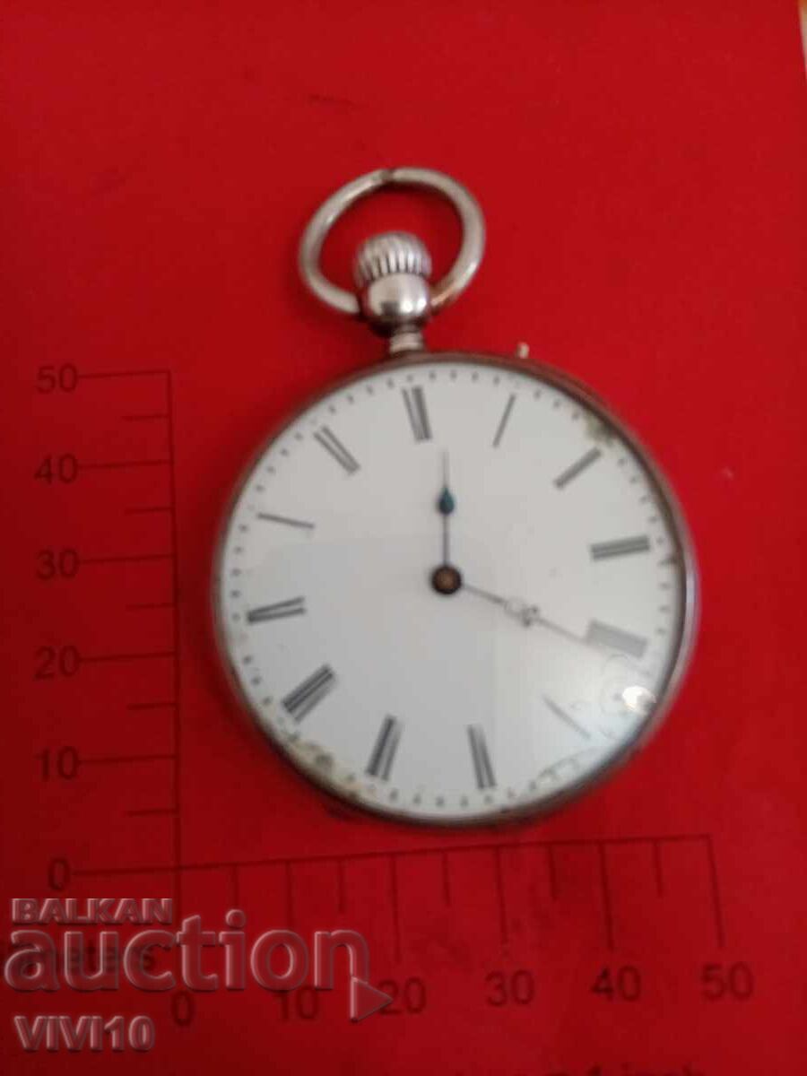 Ceas de buzunar francez vechi, argint