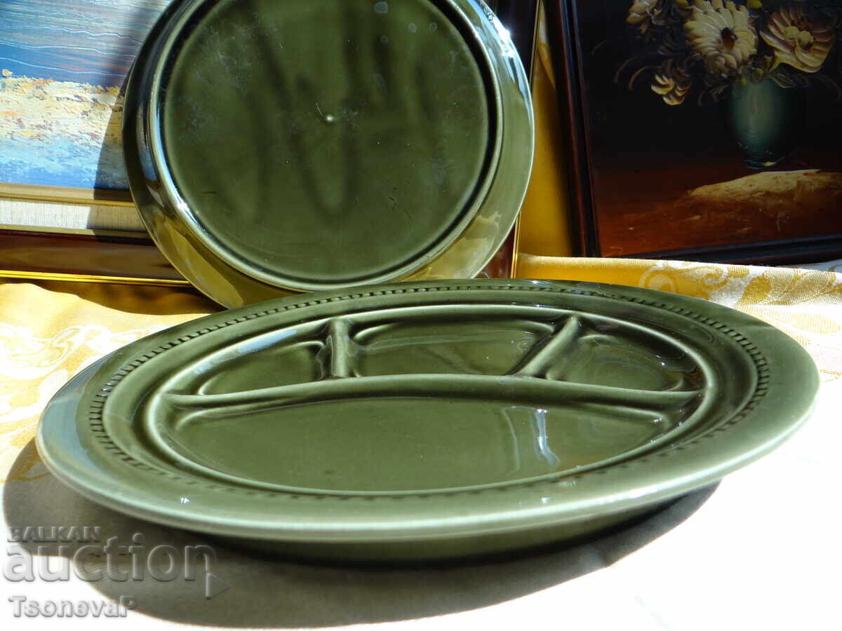 Auction Porcelain platter for appetizers Auction Porcelain platter for appetizers