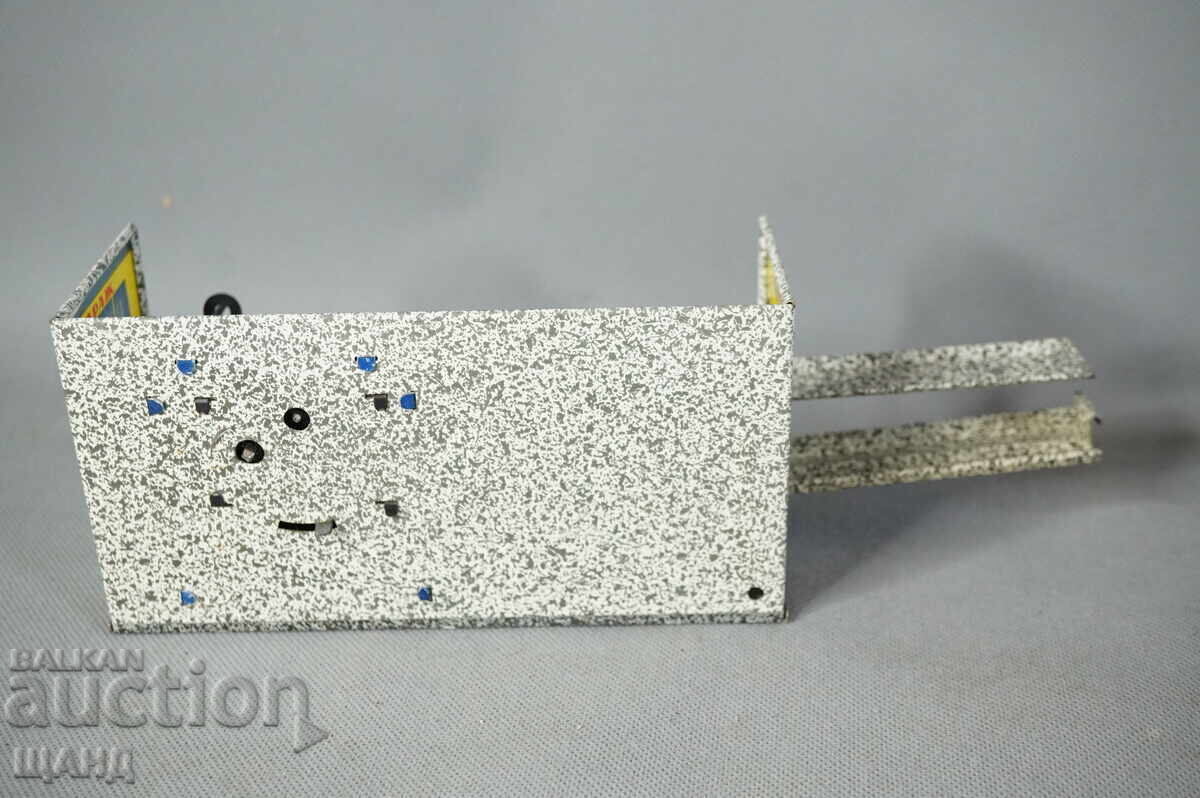 Παλιό ρωσικό μεταλλικό μηχανικό παιχνίδι γκαράζ αυτοκίνητο με κουτί - 5